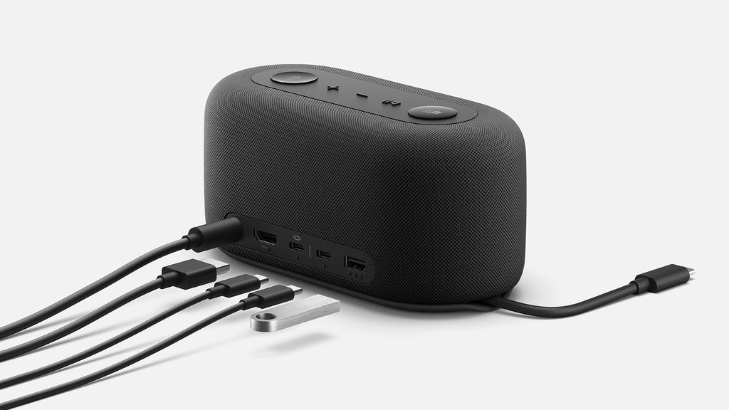 Microsoft Audio Dock: mezclar un altavoz con un hub de puertos USB y HDMI no parece mala idea